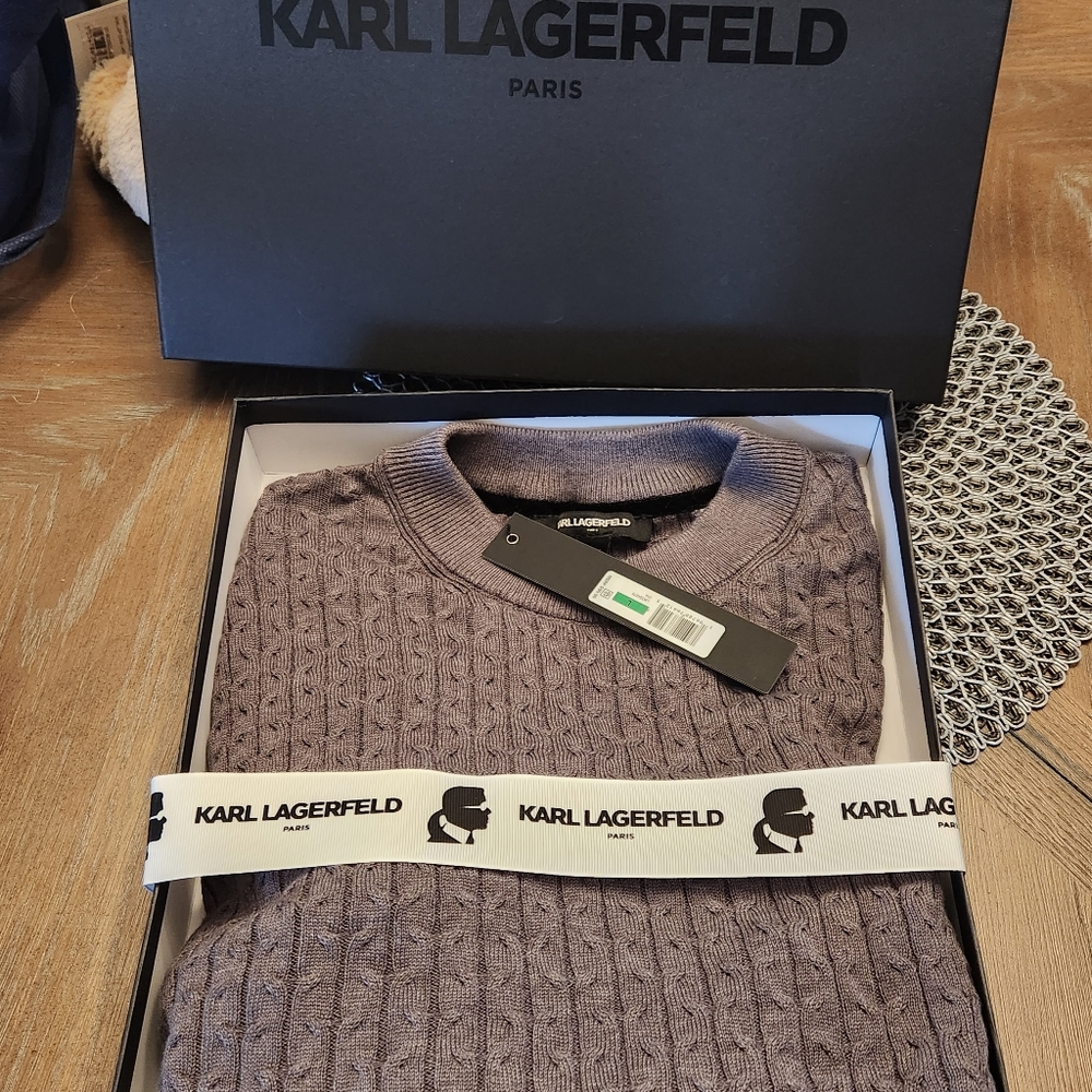 NWT Karl Lagerfeld Mens Sweater
